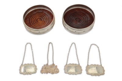 Lot 375 - A pair of Elizabeth II sterling silver wine...