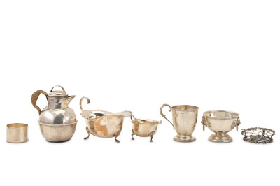 Lot 376 - A mixed group of sterling silver, including a...