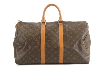 Lot 367 - Louis Vuitton Monogram Keepall 45, c. 1992,...