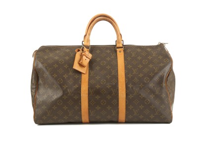 Lot 368 - Louis Vuitton Monogram Keepall 50, c. 1991,...