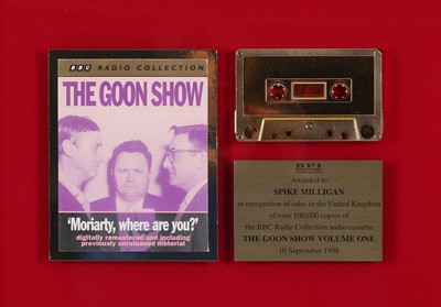 Lot 111 - [Milligan (Spike)] Gold audio tape 'awarded to...
