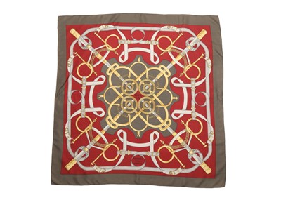 Lot 248 - Hermes 'Eperon d'Or' Silk Scarf, designed in...