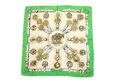 Lot 246 - Hermes 'Guivreries' Silk Scarf, designed in...