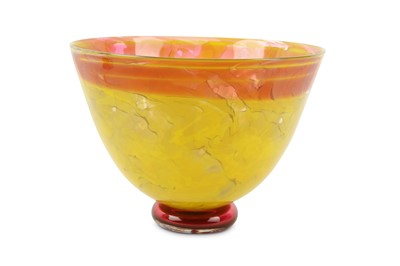 Lot 543 - A later 20th Century recycled glass circular...