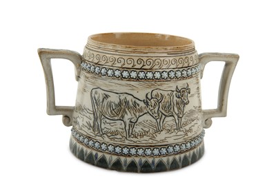 Lot 523 - A late 19th Century Doulton Lambeth stoneware...