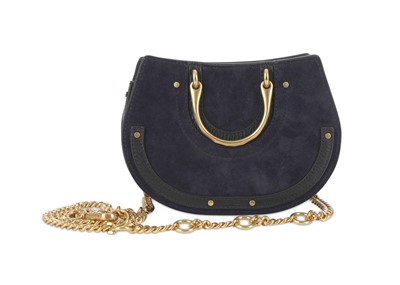 Lot 289 - Chloe Pixie Navy Mini Round Bumbag, c. 2018,...