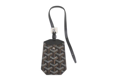 Lot 380 - Goyard Black Luggage Tag, c. 2018, iconic...