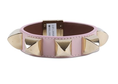 Lot 7 - Givenchy Pink Studded Bangle, baby pink...