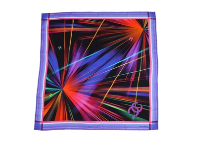 Lot 161 - Chanel Multi-Colour Silk Scarf, c. 2018, laser...