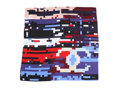 Lot 162 - Chanel Multi-Colour Jacquard Silk Scarf, c....
