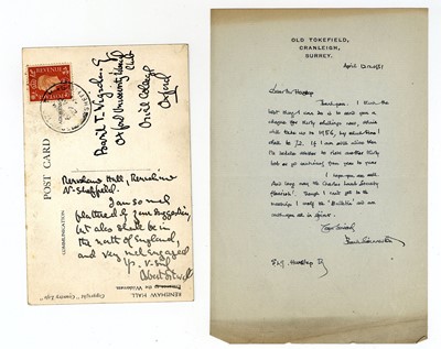 Lot 21 - Autograph Album.- Authors and Politicians...