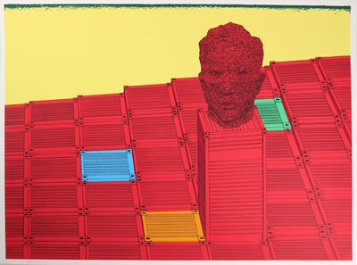 Lot 647 - David Mach (Scottish b.1956), 'Big Head',...