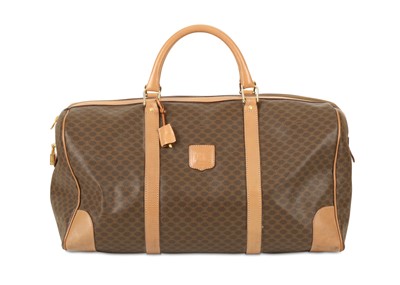 Lot 363 - Celine Vintage Macadam Weekender, coated...