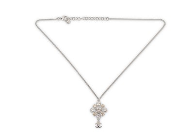 Lot 303 - Chanel Diamante Pendant Necklace, c. 2013,...