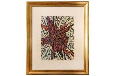 Lot 87 - H. BASHIR. 'Fractured City'. Signed 'Victor...