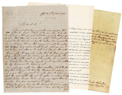 Lot 262 - Italian physicists and botanists.- Signed...