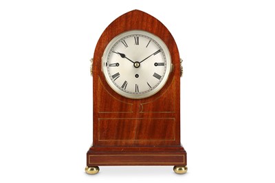 Lot 74 - A LATE 19TH CENTURY ENGLISH MAHOGANY QUARTER...