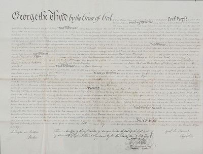 Lot 204 - Maritime History.- Letter of marque issued by...
