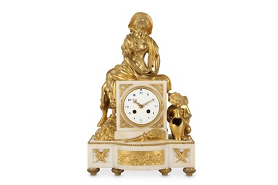Lot 25 - A LATE 19TH CENTURY FRENCH GILT BRONZE AND...