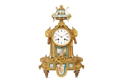 Lot 27 - A LATE 19TH CENTURY FRENCH GILT BRONZE AND...