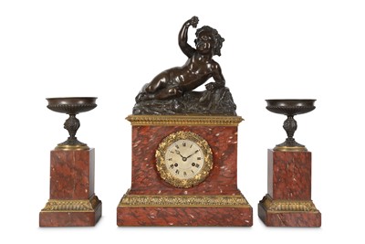 Lot 20 - A MID 19TH CENTURY FRENCH NAPOLEON III BRONZE...