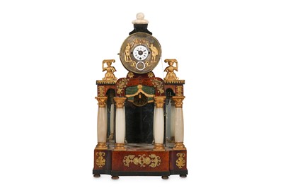 Lot 30 - AN EARLY 19TH CENTURY AUSTRIAN STAINED AND...