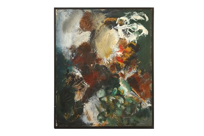 Lot 645 - Niels Viggo Bentzon (Danish, 1938) 1960's oil...