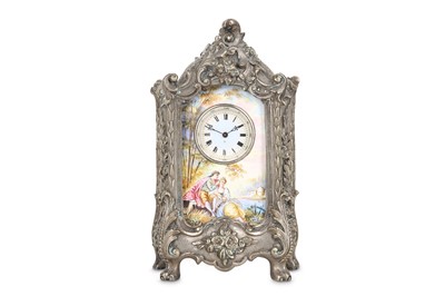 Lot 36 - A LATE 19TH CENTURY VIENNESE SILVERED METAL...