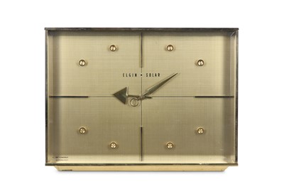 Lot 47 - A RARE 1960 / 1970'S POLISHED BRASS ELGIN...
