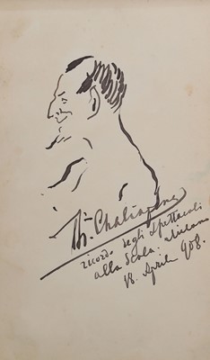 Lot 142 - Autograph Album.- Incl. Feodor Chaliapin...
