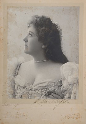 Lot 161 - Opera Interest.- Black and white photograph by...