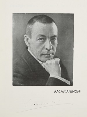 Lot 163 - Rachmaninoff (Sergei) Page removed from the...