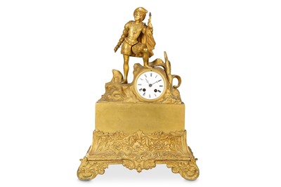Lot 5 - A SECOND QUARTER 19TH CENTURY FRENCH GILT...