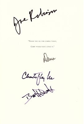Lot 73 - James Bond.- Christopher Lee Celebrating the...
