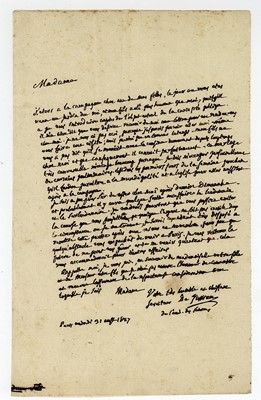 Lot 263 - Jussieu (Antoine Laurent, de) Three letters,...