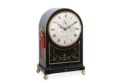 Lot 82 - A FINE REGENCY EBONISED, INLAID AND BRONZE...