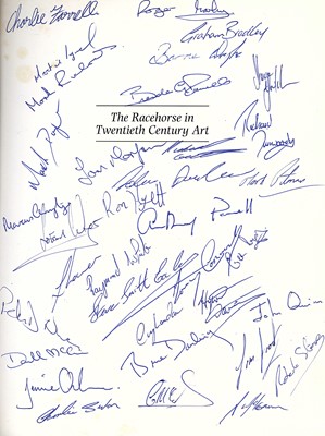 Lot 283 - Horseracing autographs.- Copy of Claude...
