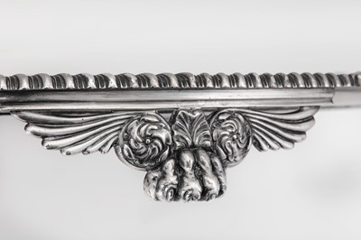 Lot 8 - A large George III sterling silver salver, London 1814 by William Burwash