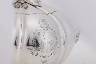 Lot 18 - Countess of Listowel - A George IV sterling silver three-piece tea service, London 1826 by Robert Garrard II (reg. 16th April 1818)