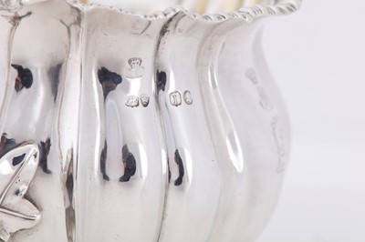 Lot 18 - Countess of Listowel - A George IV sterling silver three-piece tea service, London 1826 by Robert Garrard II (reg. 16th April 1818)