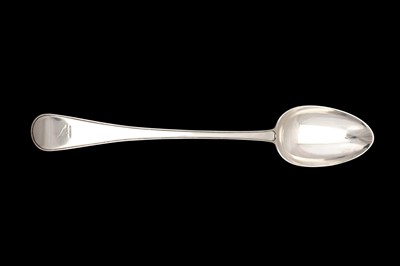 Lot 59 - A George III sterling silver basting spoon, London 1819 by William Eley and William Fearn (reg. 4th Jan 1797)