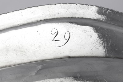 Lot 17 - Earl of Egremont - A pair of George III sterling silver meat or poultry dishes, London 1772 by John Parker and Edward Wakelin (active 1759-1777)
