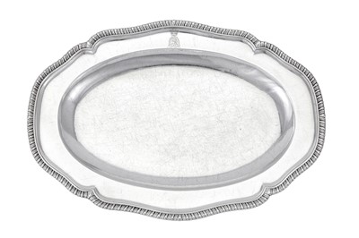 Lot 17 - Earl of Egremont - A pair of George III sterling silver meat or poultry dishes, London 1772 by John Parker and Edward Wakelin (active 1759-1777)