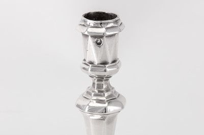 Lot 4 - A George I Britannia standard silver candlestick, London 1716 by Thomas Merry I (reg. 19th June 1701)