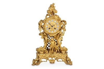 Lot 4 - A SECOND QUARTER 19TH CENTURY FRENCH GILT...