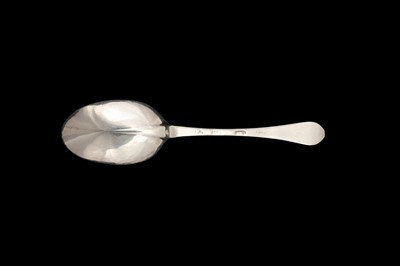 Lot 38 - A Queen Anne Britannia standard silver child’s spoon, London 1705 maker's mark obscured