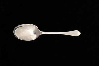 Lot 38 - A Queen Anne Britannia standard silver child’s spoon, London 1705 maker's mark obscured