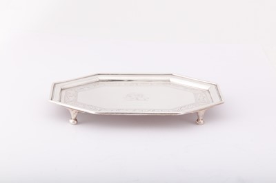Lot 11 - A George III sterling silver teapot stand, London 1787 by John Wakelin and William Taylor (reg. 25th Sep 1776)