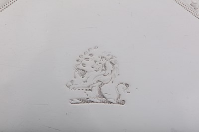 Lot 11 - A George III sterling silver teapot stand, London 1787 by John Wakelin and William Taylor (reg. 25th Sep 1776)