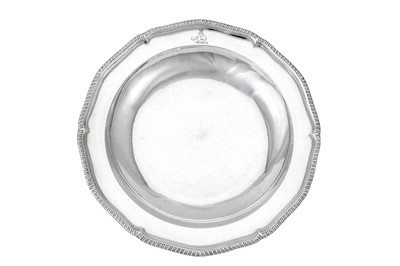 Lot 111 - A George III sterling silver second course dish, London 1773 by Thomas Heming (reg. 12th June 1745)